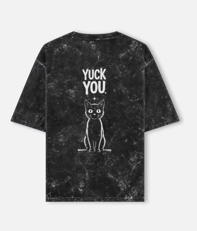 Unisex Acid Washed Oversized Tee