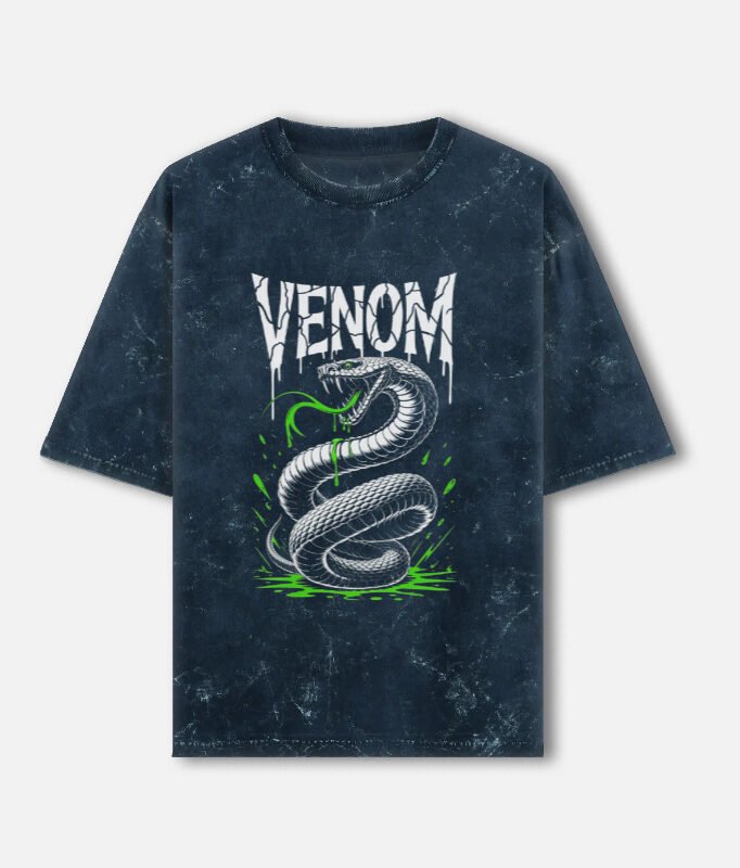 Unisex Acid Washed Oversized Tee